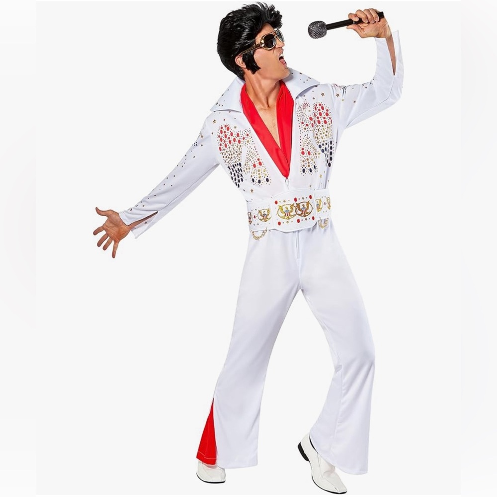 Men’s Elvis Presley costume. Adult Medium.